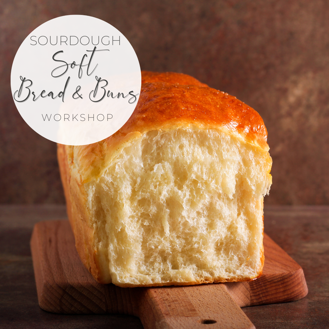 Sourdough Soft Sandwich Breads & Buns Workshop